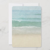 Waterverf Lijst voor strandstrand Kaart (Achterkant)