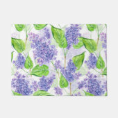 Waterverf lila bloemen deurmat (Voorkant)