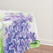 Waterverf lila bloemen tafelkleed (Voorbeeld)