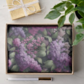 Waterverf Lila bloemenpatroon Decoupage Tissuepapier (Geschenk)