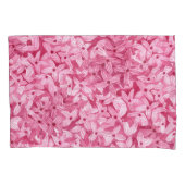 Waterverf lila bloemetjes: roze bloemachtergrond kussensloop (Voorkant)