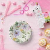 Waterverf Lila Botanische Bloem & Fruitpatroon Papieren Kommen (Feest)