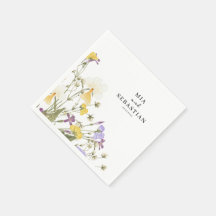 Waterverf Lila bruiloft