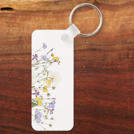 Waterverf Lila bruiloft Sleutelhanger (Achterkant)