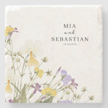 Waterverf Lila bruiloft