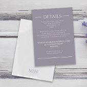 Waterverf Lila lavender Website - RSVP Informatiekaartje