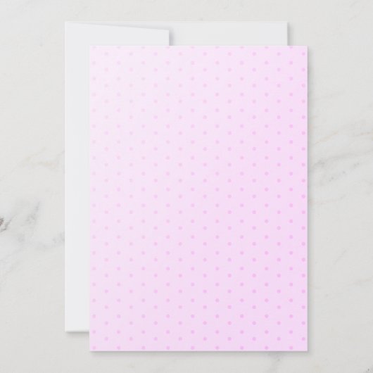 Waterverf Lila Rozen Polka Dots Save the Date (Achterkant)