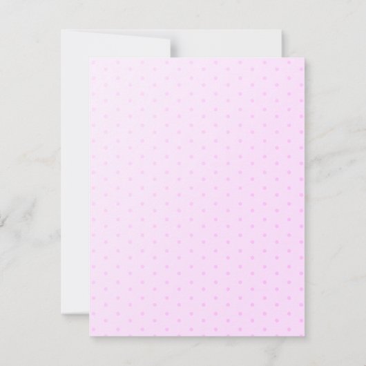 Waterverf Lila Rozen Stippen Kaart (Achterkant)