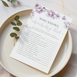 Waterverf lila Wie kent het beste spelletje