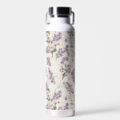 Waterverf Lilacs Design Waterfles (Voorkant)