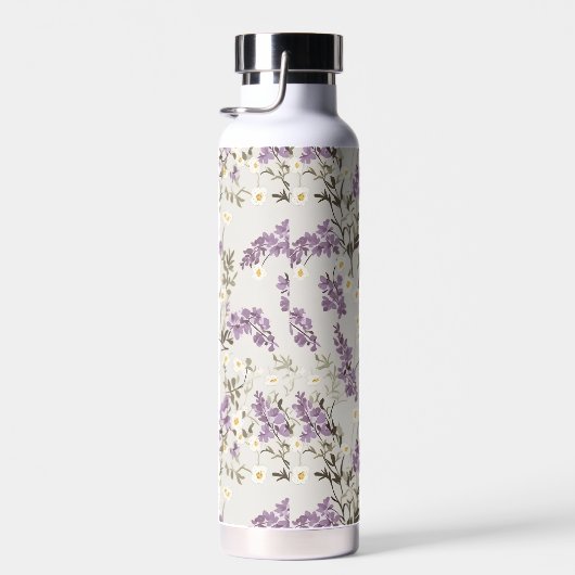 Waterverf Lilacs Design Waterfles (Rechts)