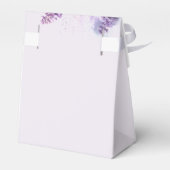 Waterverf Lilacs Lente Zomer Bruiloft Bedankdoosjes (Achterkant)