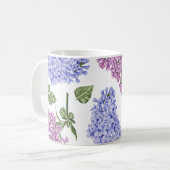 Waterverf Lilacs Paars Violet Koffiemok (Voorkant links)