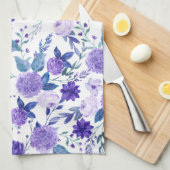 Waterverf Lilacs Theedoek (Quarter Fold)