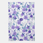 Waterverf Lilacs Theedoek (Verticaal)