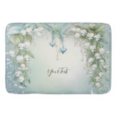 Waterverf Lily van de Vallei Badmat (Voorkant)