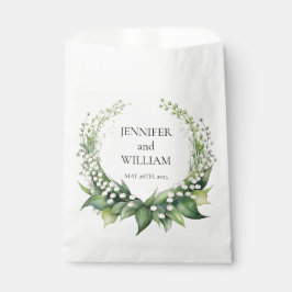 Waterverf Lily van de Vallei Bruids Trouwfeest Bedankzakje