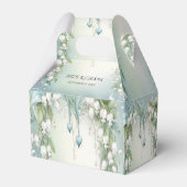 Waterverf Lily van de Vallei Favor Box Bedankdoosjes (Voorkant Zijde)