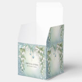 Waterverf Lily van de Vallei Favor Box Bedankdoosjes (Geopend)