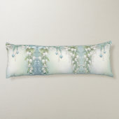 Waterverf Lily van de vallei lichaam kussen (Achterkant)