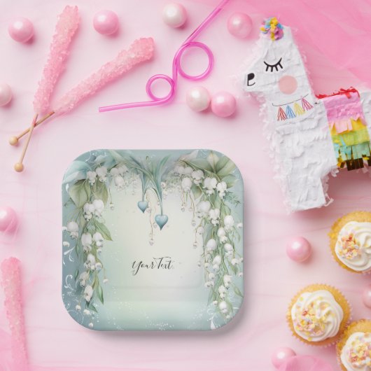 Waterverf Lily van de Vallei Papier Bord (Feest)