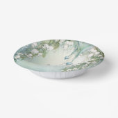 Waterverf Lily van de Vallei Papieren kom (Gebogen)