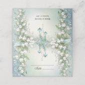 Waterverf Lily van de Vallei Plaats Kaart Plaatskaartje (Buitenkant ongevouwen)