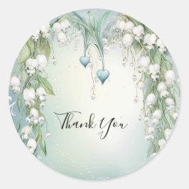 Waterverf Lily van de Vallei Sticker