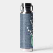 Waterverf Lily van de Valley Bouuquet Waterfles (Voorkant)