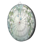 Waterverf Lily van de Valley Dartboard Dartbord (Voorkant Rechts)
