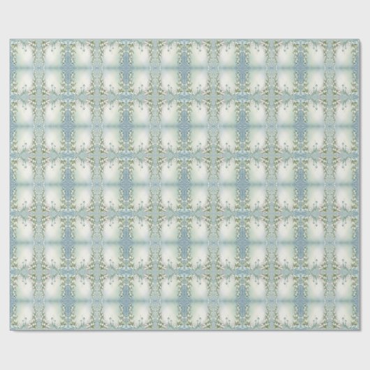 Waterverf Lily van de Valley Wrapping Paper Cadeaupapier (Vlak)