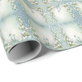 Waterverf Lily van de Valley Wrapping Paper Cadeaupapier (Rol Hoek)