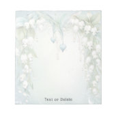 Waterverf Lily van het Valley Notitieblok (Voorkant)