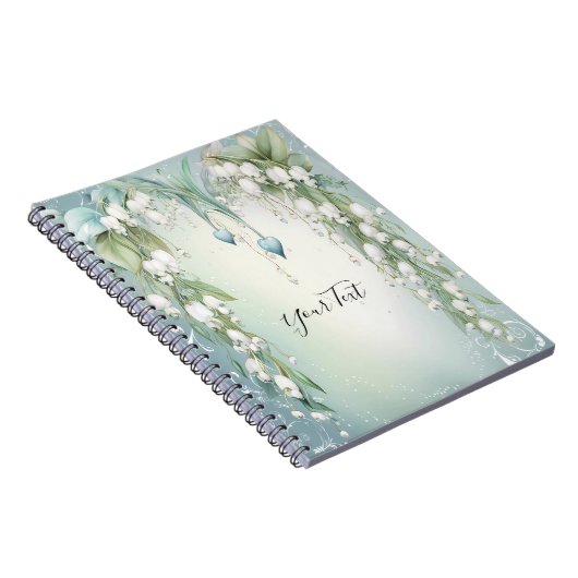 Waterverf Lily van het Valley Notitieboek (Rechterzijde)