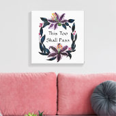 waterverf Lily Wreater zal ook dit overdragen. Canvas Afdruk (Insitu (Woonkamer))