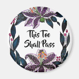 waterverf Lily Wreater zal ook dit overdragen. Magneet