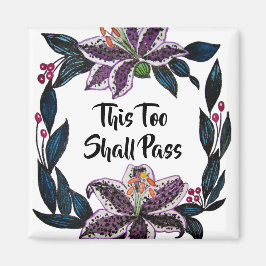 waterverf Lily Wreater zal ook dit overdragen. Magneet