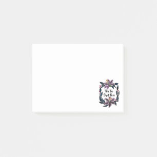 waterverf Lily Wreater zal ook dit overdragen Post-it® Notes