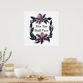 waterverf Lily Wreater zal ook dit overdragen. Poster (Keuken)