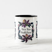 waterverf Lily Wreater zal ook dit overdragen. Tweekleurige Koffiemok (Center)