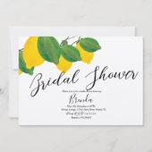 Waterverf Limoen Limon Vrijgezellenfeest B Kaart (Voorkant)