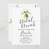 Waterverf Limoncillo Limoen Citroen Bruidsmeisjesb Briefkaart (Voorkant / Achterkant)