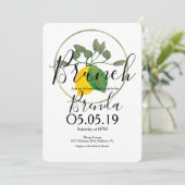 Waterverf Limoncillo Limoen Citroen Kaart (Staand voorkant)