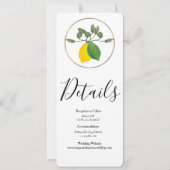 Waterverf Limoncillo Limoen Lemon Kaart (Voorkant)