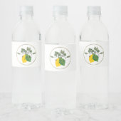 Waterverf Limoncillo Limoen Lemon Waterfles Etiket (Flessen)