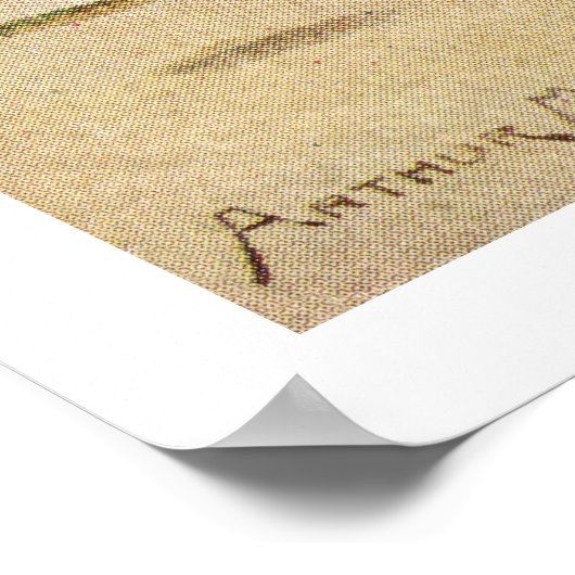  waterverf Lincoln de Straat Poster (Hoek)