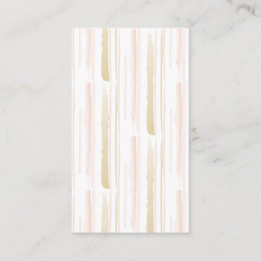 Waterverf Line Forest Baby Animal Bedankt Informatiekaartje (Achterkant)