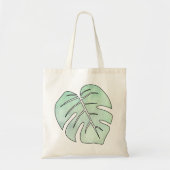 Waterverf line kunst laat klinkende moderne kunst tote bag (Voorkant)