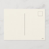 Waterverf Lineart kerstpatroon Feestdagenkaart (Achterkant)