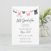 Waterverf Lingerie Kaart (Staand voorkant)